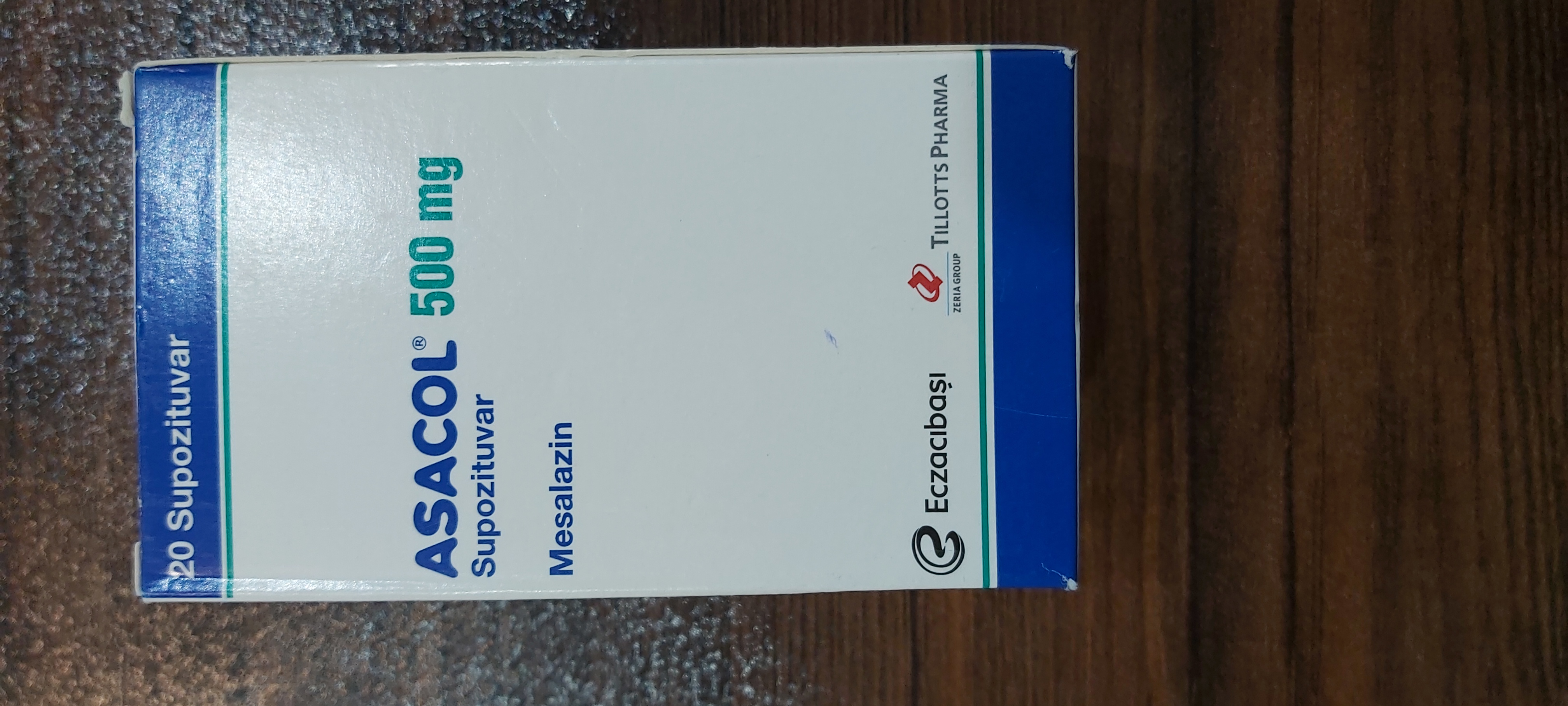 شیاف آساکول 500 میلی گرم