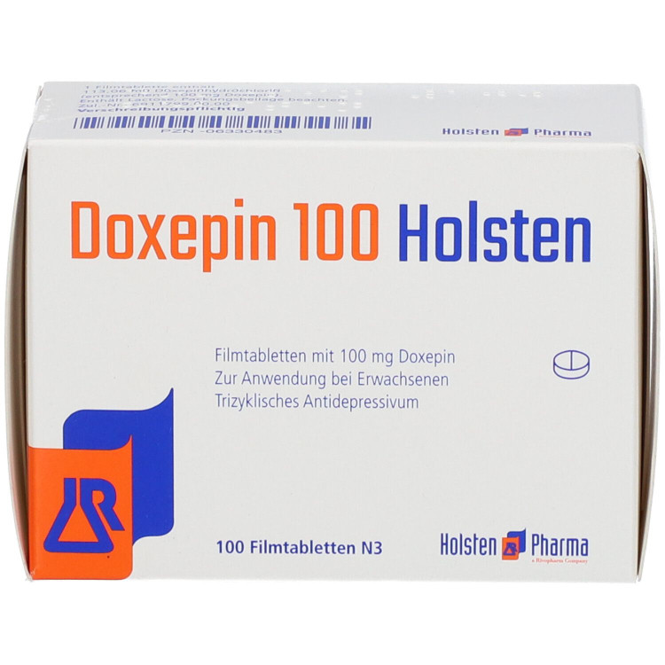 قرص دوکسپین دوز ۲۵ میلی گرم ۱۰۰ عددی